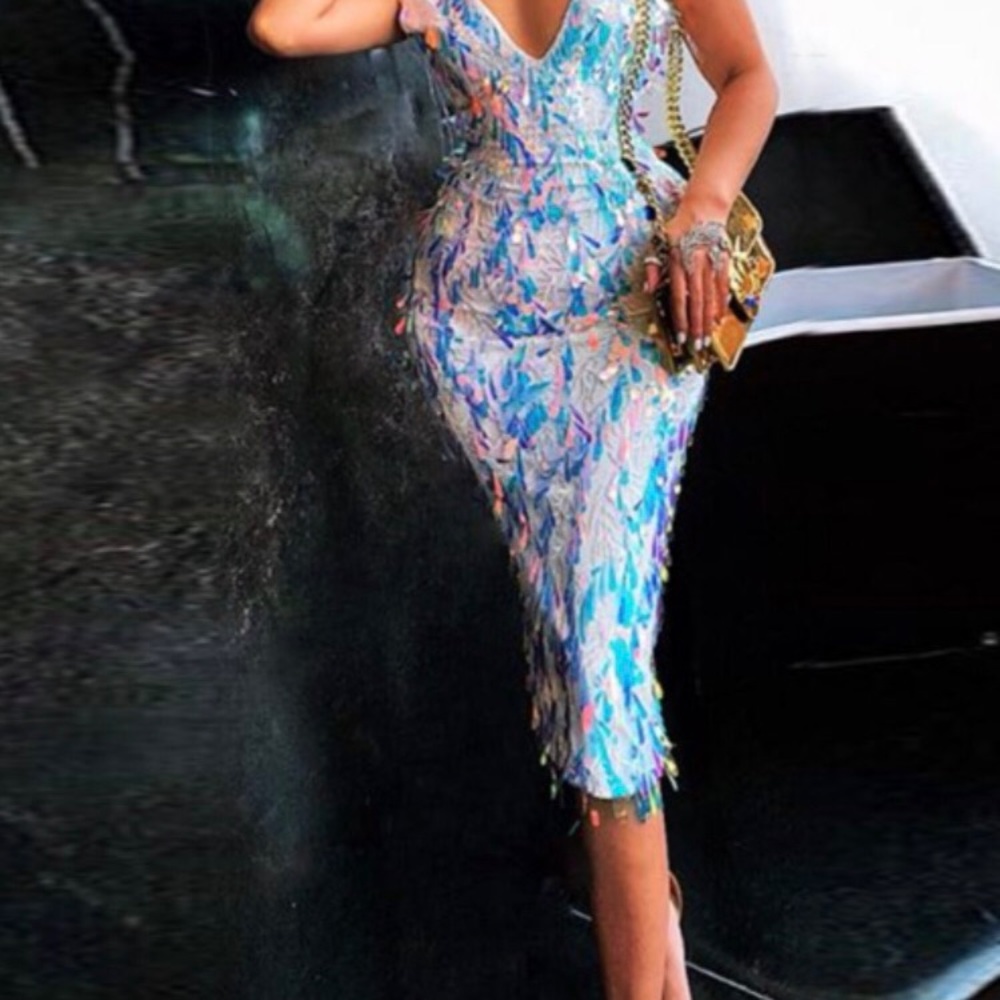 Hologram Bodycon Dress